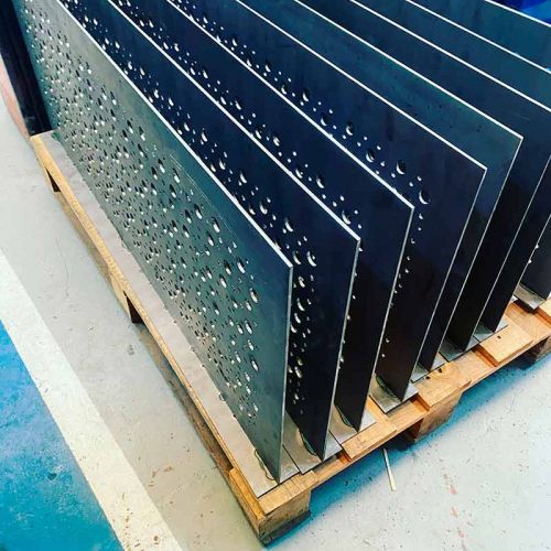 Trabajo de soldadura, vallas de metal para hotel